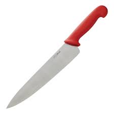 COOK KNIFE 8” RED/ PISAU DAPUR 8″