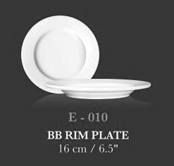 B/B Rim plate 6.5″/ PIRING MAKAN 6.5″