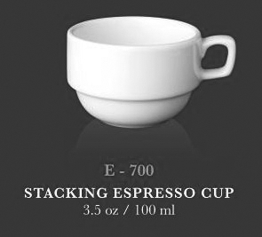 Stacking Espresso Cup 3.5oz
