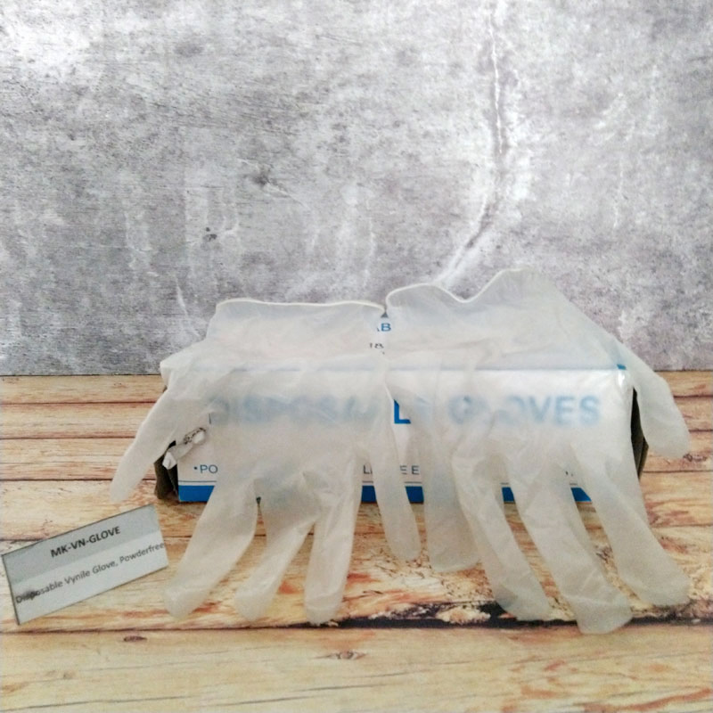 Disposable Vinyle glove powder or powderfree  size : Length: 24cm, S, M , L XL size