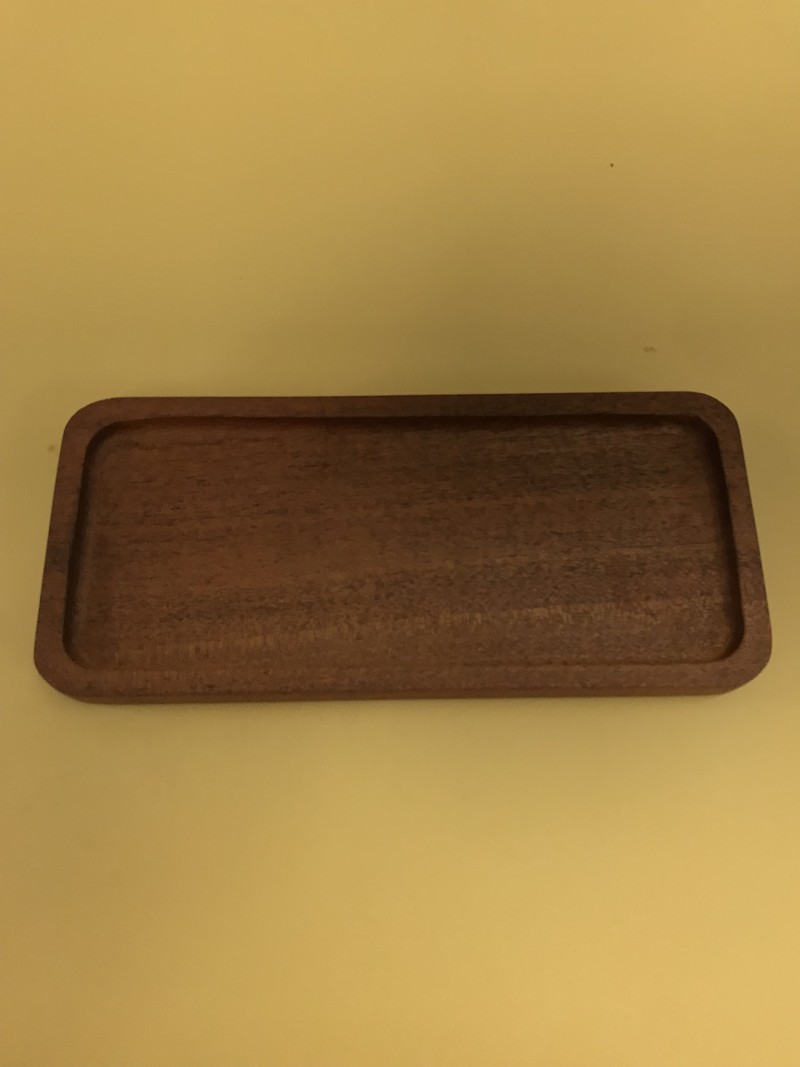 Tray 8 x 18 cm (mahoni)/Nampan kayu